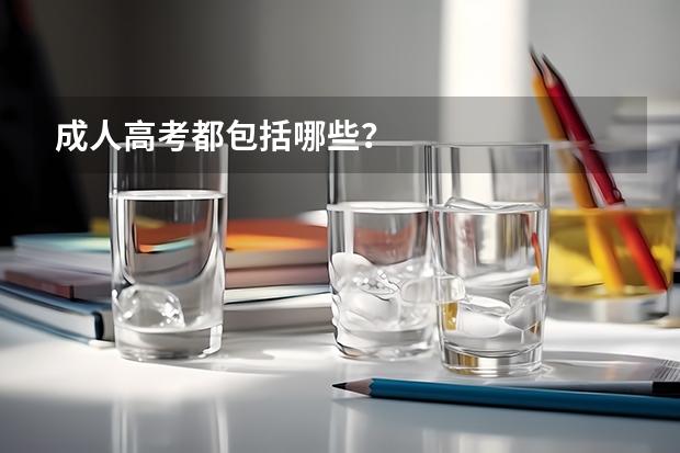 成人高考都包括哪些？