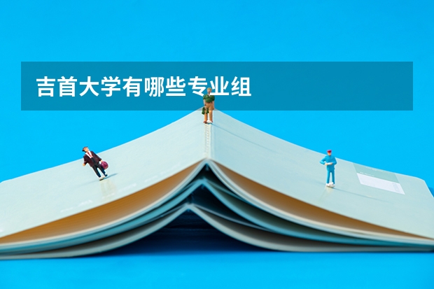 吉首大学有哪些专业组