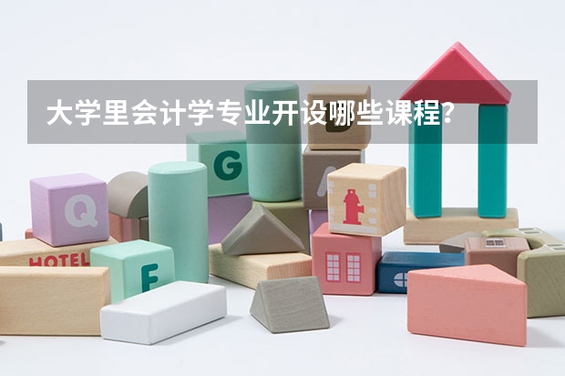 大学里会计学专业开设哪些课程?