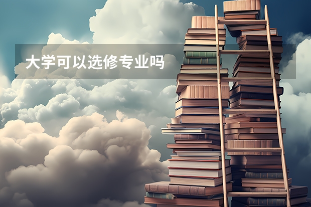 大学可以选修专业吗