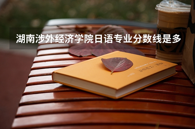 湖南涉外经济学院日语专业分数线是多少