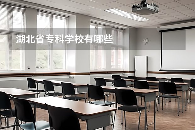 湖北省专科学校有哪些