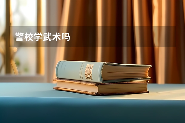 警校学武术吗