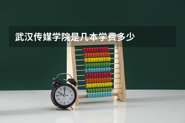 武汉传媒学院是几本学费多少