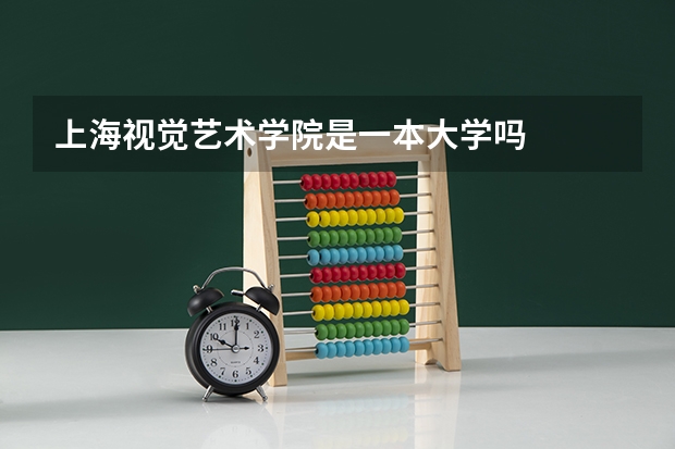 上海视觉艺术学院是一本大学吗