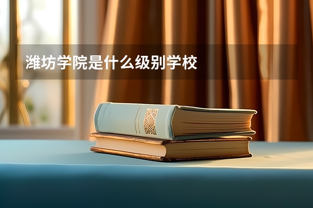 潍坊学院是什么级别学校